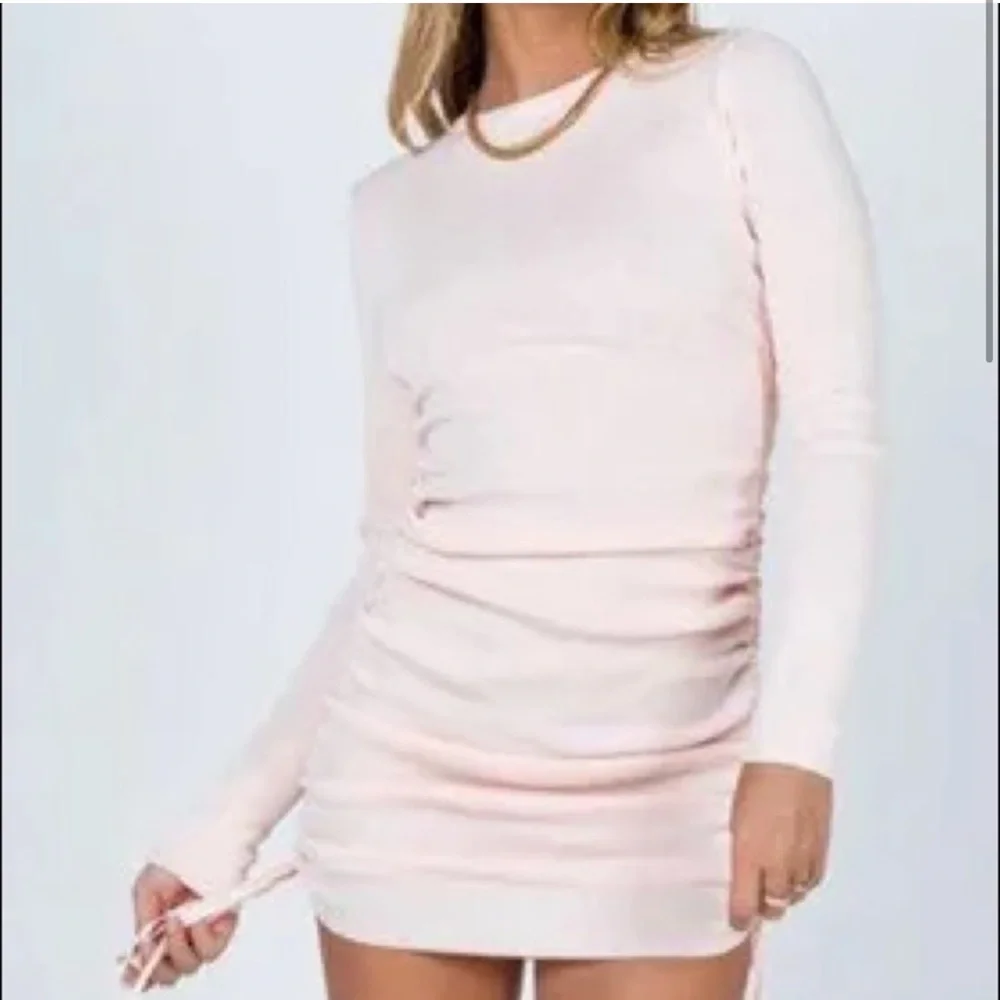 Lioness | Dresses | Nwt Lioness Military Minds Long Sleeve Baby Pink Dress  | Poshmark